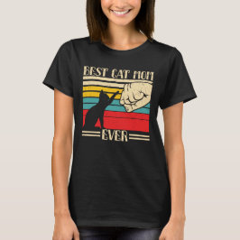 Bästa Kat Mamma någonsin T Shirt
