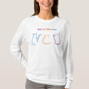 Bästa Kat Mamma någonsin T Shirt