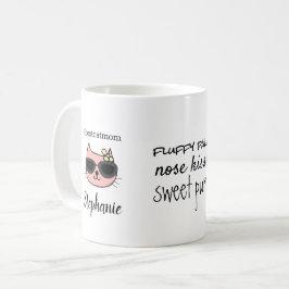 Bästa Kat Mamma Personlig Namn Kaffemugg