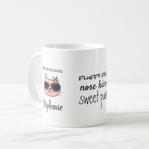 Bästa Kat Mamma Personlig Namn Kaffemugg