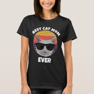 BÄSTA KAT MAMMA-VINTAGE-RETRO CIRCLE T-Shirts