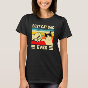 Bästa Kat Pappa All Cat Pappa Fars dag 2 T Shirt