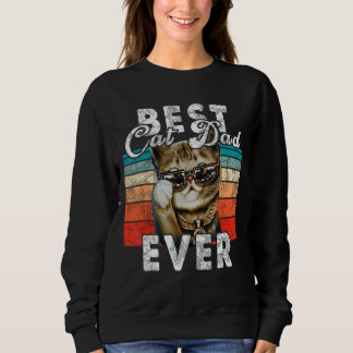 Bästa Kat Pappa Alltid pappa Fars dag Far säger T Shirt