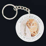 Bästa Kat Pappa efter klassiskt vanligt foto<br><div class="desc">Den här enkla och klassiska designen består av serif-typografi och lägger till ett anpassningsbar-foto. "Best Cat Pappa by Par" omger ram.</div>