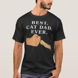 Bästa Kat Pappa Far & Kattunge Tass, första klump  T Shirt