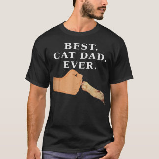 Bästa Kat Pappa Far & Kattunge Tass, första klump T Shirt
