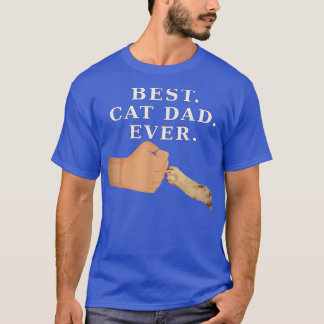 Bästa Kat Pappa Far & Kattunge Tass, första klumpa T Shirt