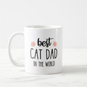 Bästa Kat-Pappa i världen Kat Pappa julgåva Kaffemugg