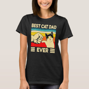 Bästa Kat Pappa - Kat pappa Far Dag 3 T Shirt