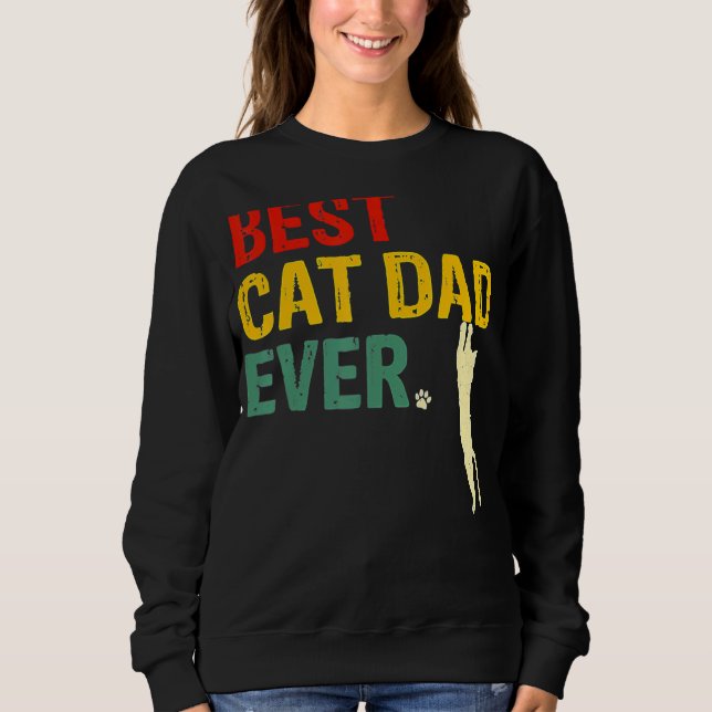 Bästa Kat Pappa - Kat Pappa Far Day T Shirt (Framsida)