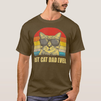 Bästa Kat Pappa-klump Fars dag-gåva T Shirt