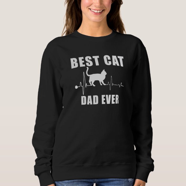 Bästa Kat Pappa någonsin Burmese Cat Heartslag Kit T Shirt (Framsida)
