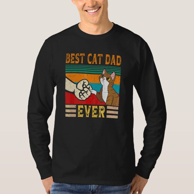 Bästa Kat Pappa någonsin Cat Pappa 2 T Shirt (Framsida)