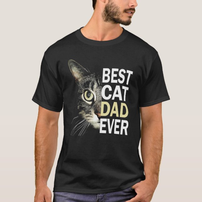Bästa Kat Pappa någonsin Cat Pappa Far T Shirt (Framsida)
