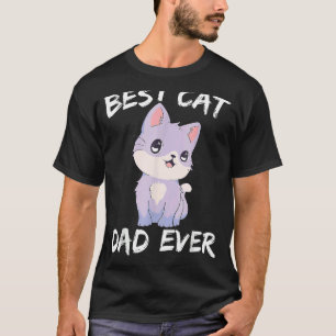 Bästa Kat Pappa någonsin Cute Cat-pappa Far Day T Shirt