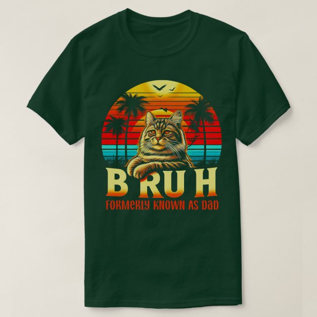 Bästa Kat Pappa någonsin Far Fars dag-gåva Cat Dad T Shirt (Design framsida)