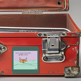 Bästa Kat Pappa någonsin! Fars dag Fyrkantigt Klistermärke