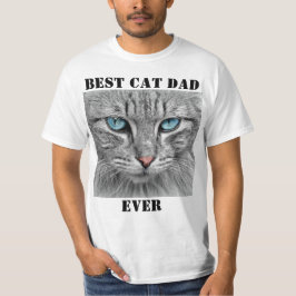 Bästa Kat Pappa någonsin Foto Skapar ditt eget hus T Shirt