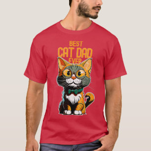Bästa Kat Pappa någonsin Kattunge Kitten Älskare p T Shirt