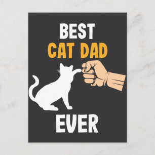 Bästa Kat Pappa någonsin Kitten Para Animal Far Vykort