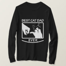 Bästa Kat Pappa någonsin - Långärmad Shirt