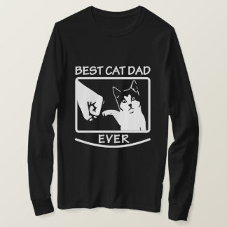 Bästa Kat Pappa någonsin - Långärmad Shirt T Shirt