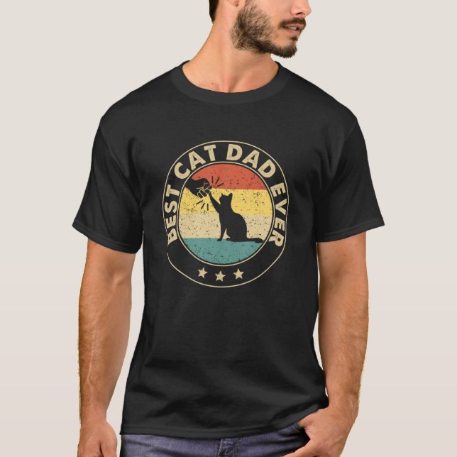 Bästa Kat Pappa någonsin t fantik Kat Pappa Far Vi T Shirt (Framsida)