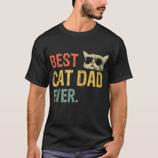 Bästa Kat Pappa någonsin T-Shirt Cat-pappa Gift Sh