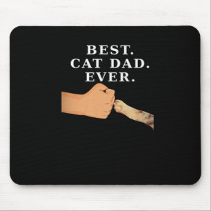 Bästa Kat Pappa någonsin. Tass Fist Bump T-shirt Musmatta