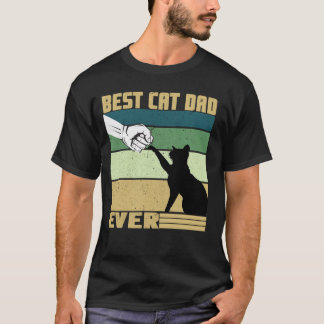 Bästa Kat Pappa någonsin - Vintage Retro T Shirt