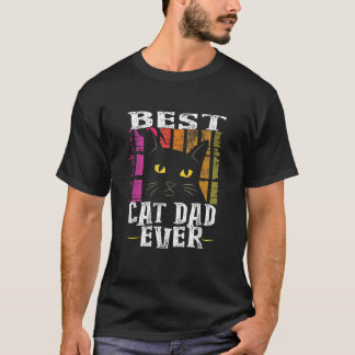 Bästa Kat Pappa någonsin-Vintage T Shirt