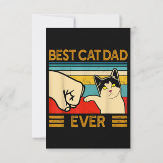 Bästa Kat Pappa någonsin ynklig Kat-pappa Anteckningskort