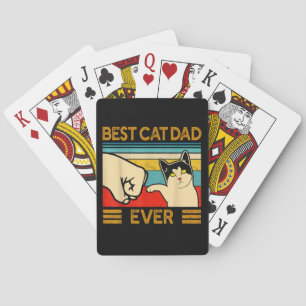 Bästa Kat Pappa någonsin ynklig Kat-pappa Casinokort