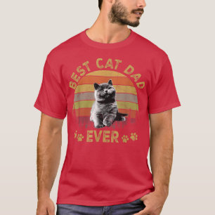 Bästa Kat Pappa någonsinFunny Kat Pappa Far Dag 20 T Shirt
