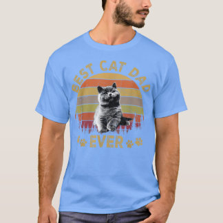 Bästa Kat Pappa någonsinFunny Kat Pappa Far Dag 20 T Shirt