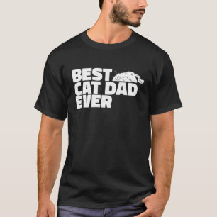 Bästa Kat Pappa, något roligt Cat Lover som säger T Shirt
