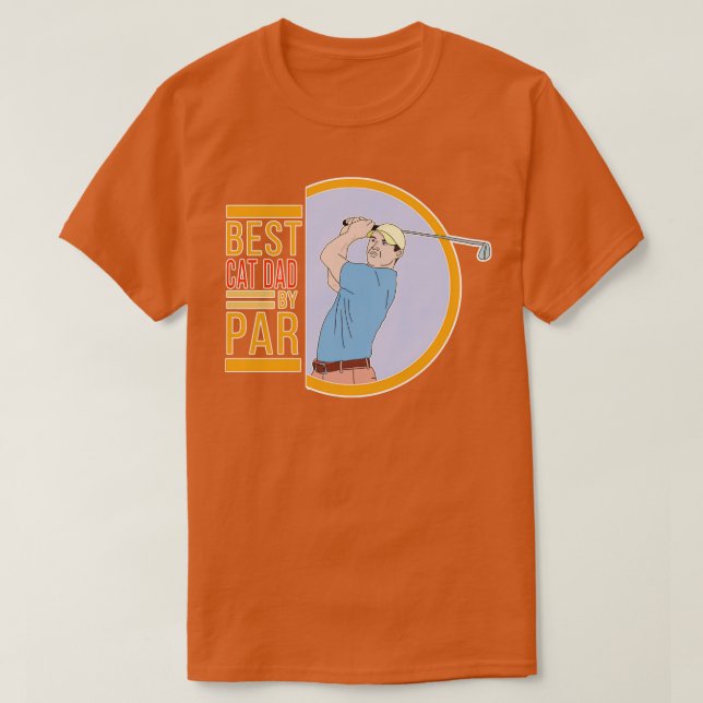 Bästa Kat Pappa per part T Shirt (Design framsida)