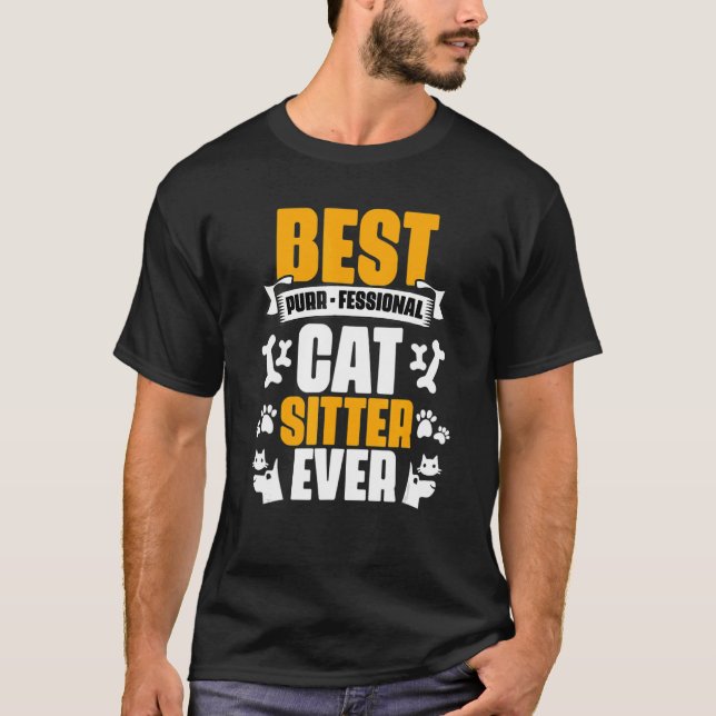Bästa Kat-tält någonsin - uppsättning av yrkesmäss T Shirt (Framsida)