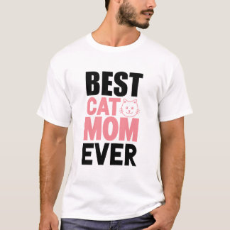 Bästa katt mamma någonsin t shirt