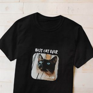 Bästa katt någonsin Pets Modern Grunge Coola Photo T Shirt