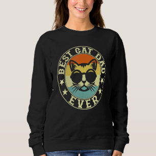 Bästa katt Pappa Manar pappa Pappa Katt med solgla T Shirt