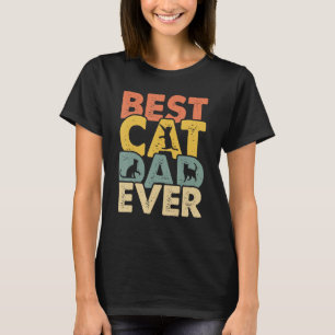 Bästa katt Pappa någonsin - Kattdjur Cute Pet Far T Shirt