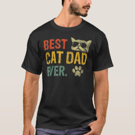 Bästa katt pappa någonsin t shirt