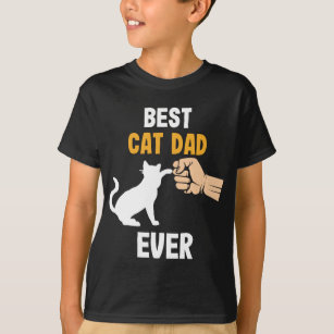 Bästa katten Pappa någonsin kattade föräldrar i Fa T Shirt