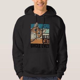 Bästa kattfarbror någonsin Vintage kattälskare des Hoodie