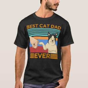 bästa kattkatt pappa någonsin t shirt