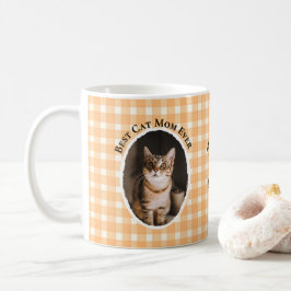 Bästa kattmamma någonsin Anpassa rolig söt 2 husdj Kaffemugg