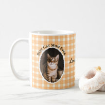 Bästa kattmamma någonsin Anpassa rolig söt 2 husdj