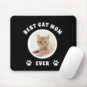 Bästa kattmamma någonsin Anpassad foto Musmatta