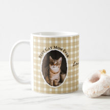 Bästa kattmamma någonsin Anpassade roliga söta 2 h